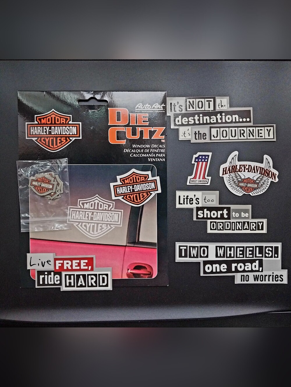 Harley-Davidson Window Decal And Magnetic Stickers
